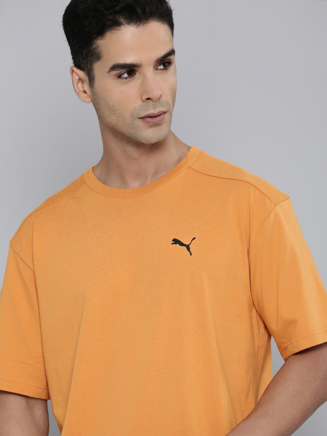 

Puma Men Solid Drop-Shoulder Sleeves Outdoor RAD/CAL Relaxed Fit T-shirt, Mustard
