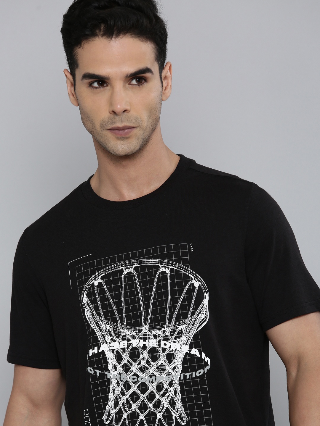 

Puma Printed dryCELL Perimeter Performance Basketball T-shirt, Black