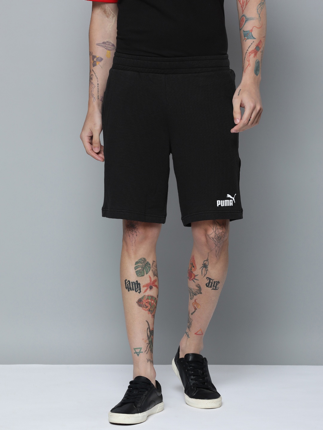 

Puma Men Essential ELEVATED Pique Regular Fit Outdoor Shorts, Black