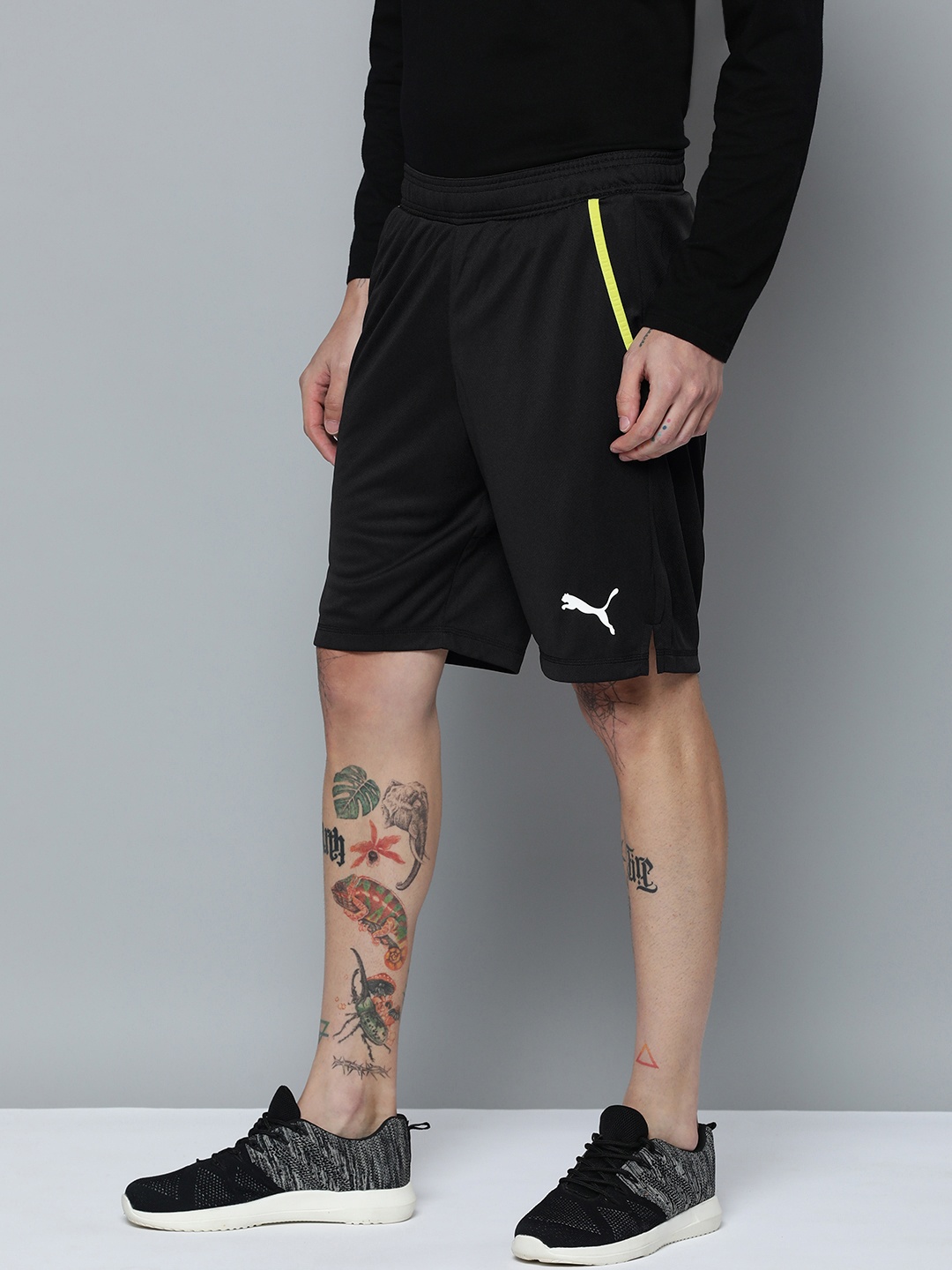 

Puma Men Drycell RTG Interlock 10" Outdoor Regular Fit Sports Shorts, Black