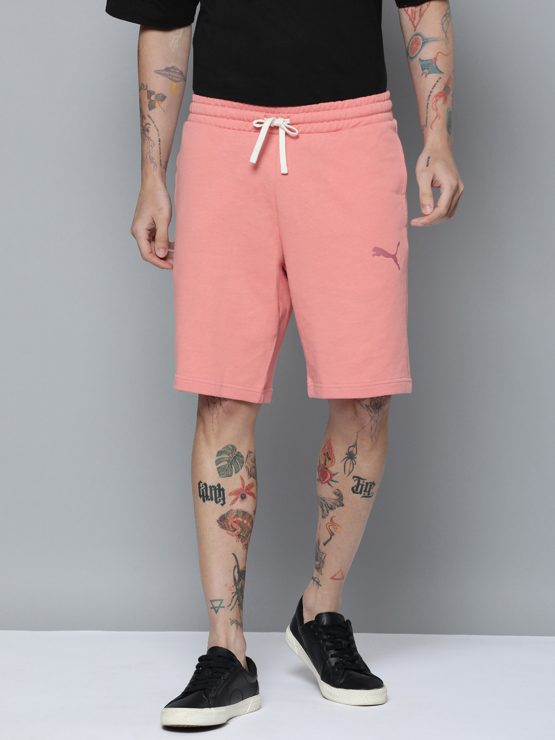 

Puma Unisex Regular Fit Pure Cotton Essential BETTER Outdoor Sustainable Shorts, Pink