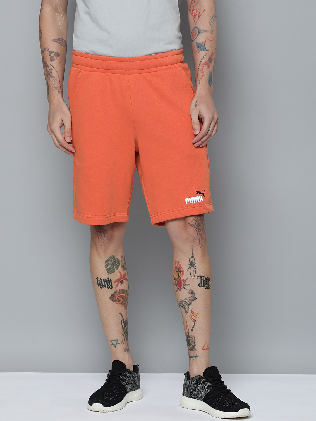 

Puma Men Essentials+ Two-Tone Outdoor Shorts, Orange