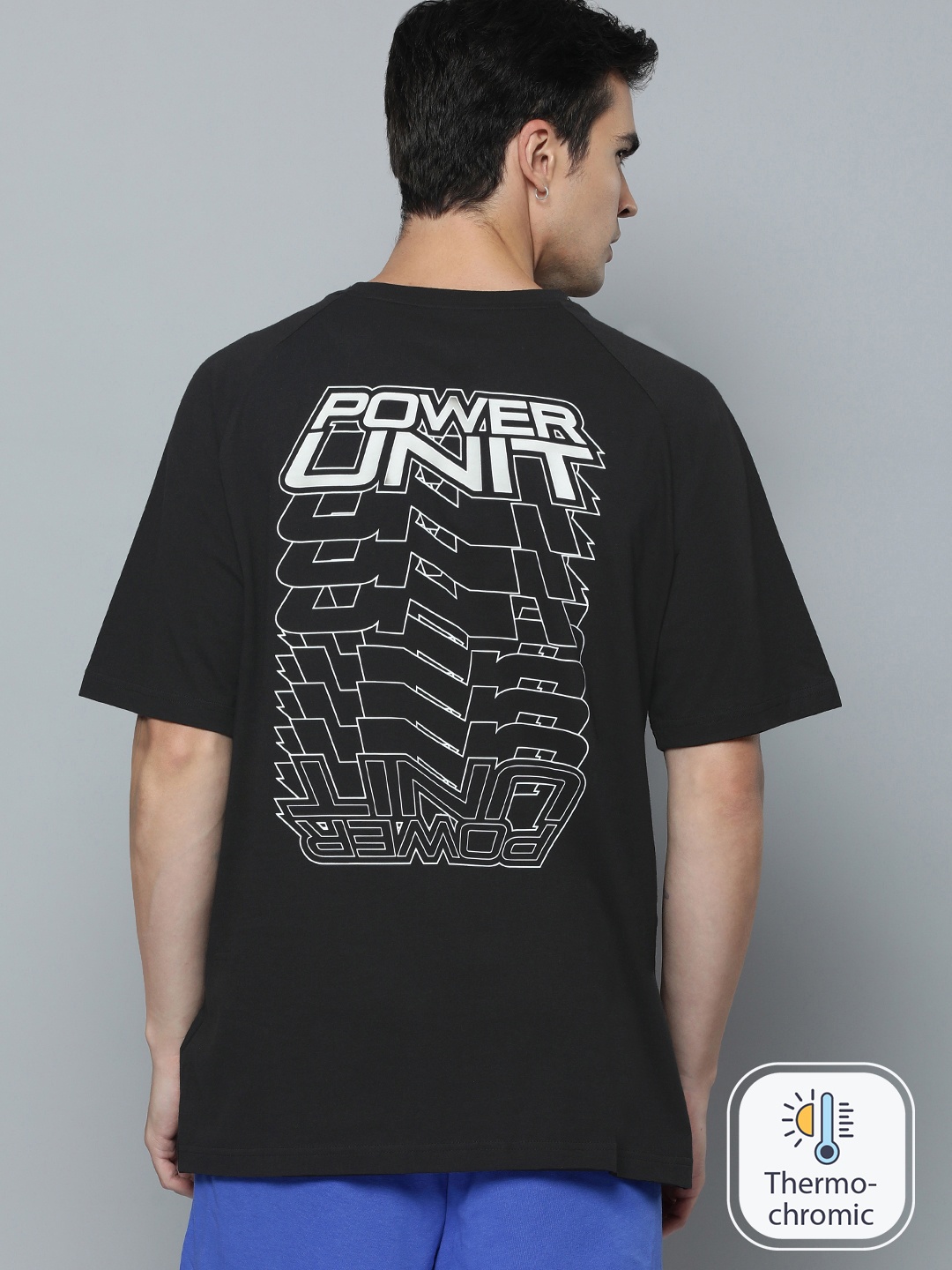 

PUMA Motorsport Mercedes AMG Petronas F1 Statement Back Print Pure Cotton T-shirt, Black