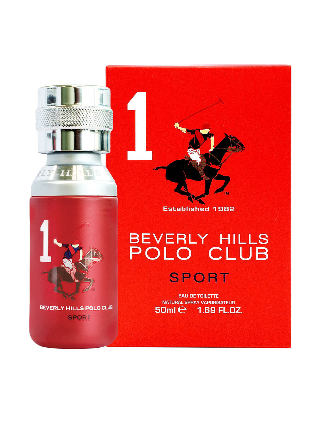

Beverly Hills Polo Club Men Sports No.1 Eau De Toilette - 50ml, Transparent