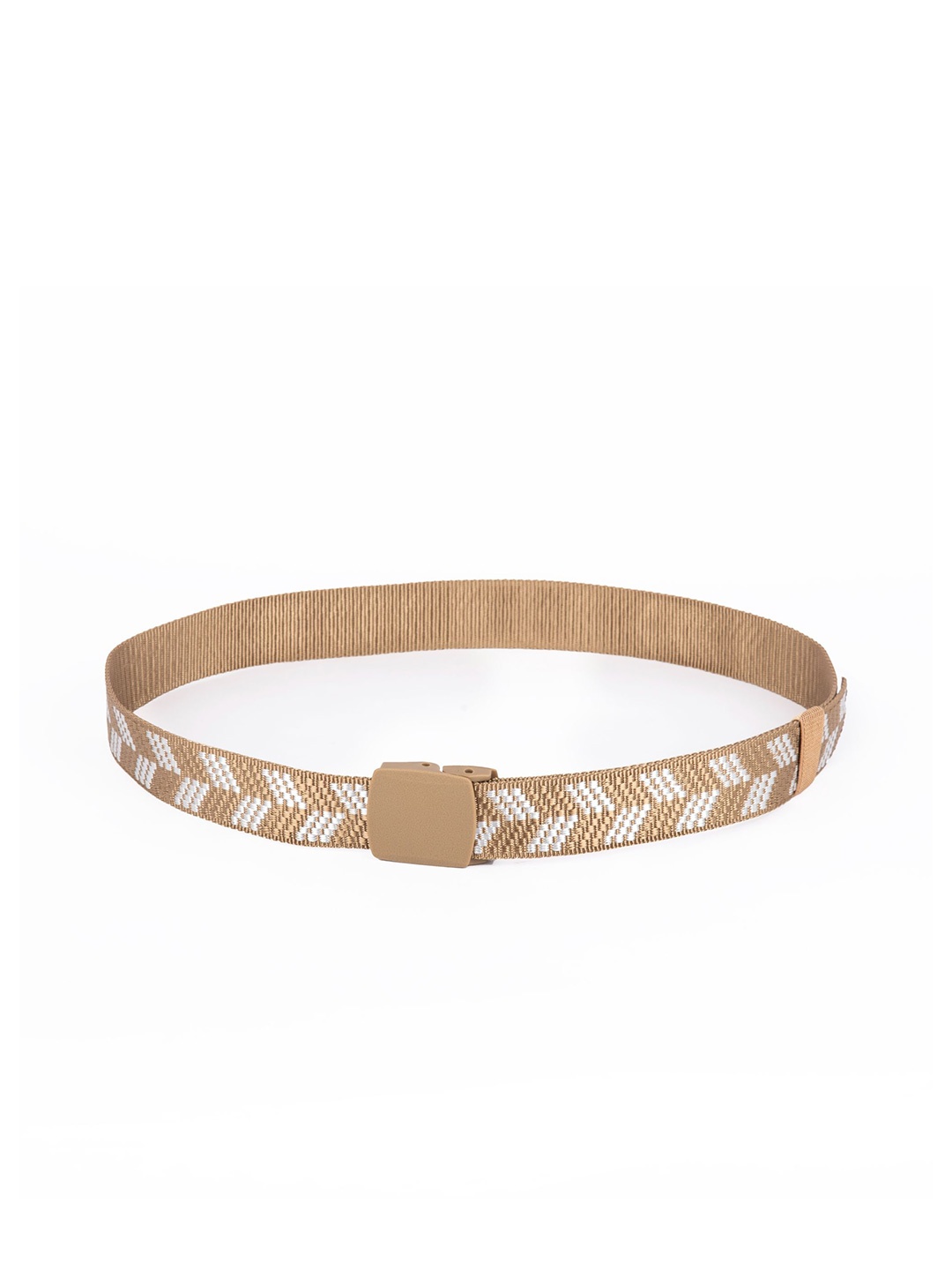 

Kastner Men Textured Wide Belt, Cream