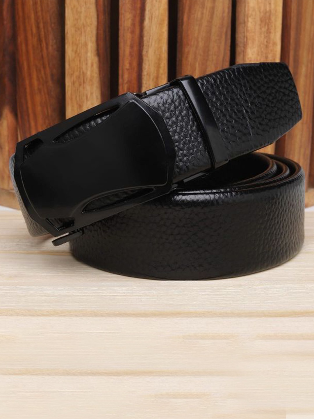

Kastner Men Textured Wide Formal Belt, Black