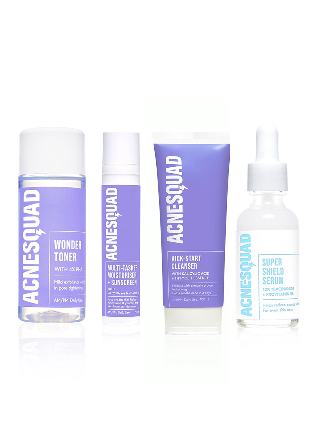

Acne Squad Acne Control Skin Care Set, Blue
