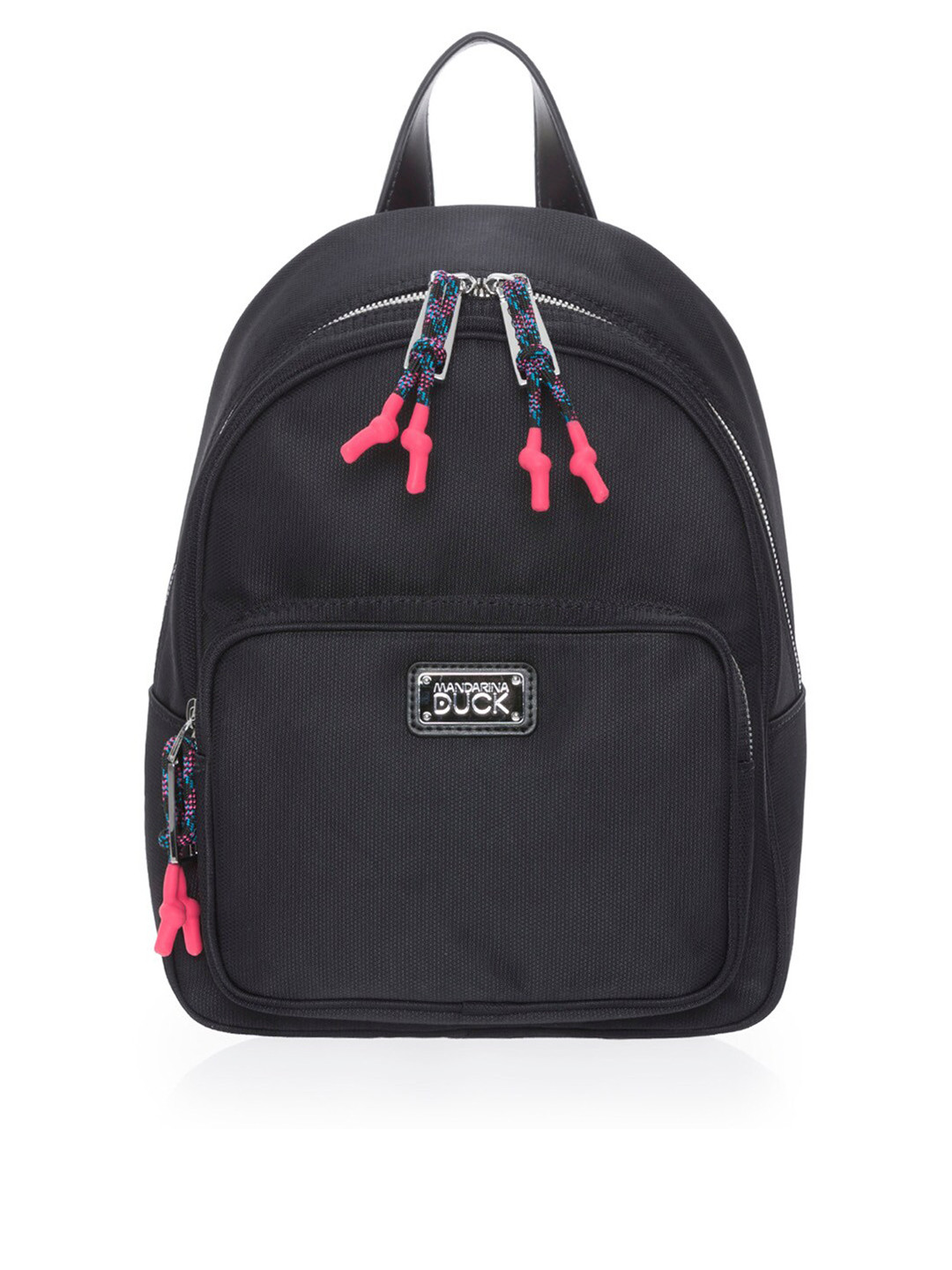 

MANDARINA DUCK Women Brand Logo Small Size Backpack, Black