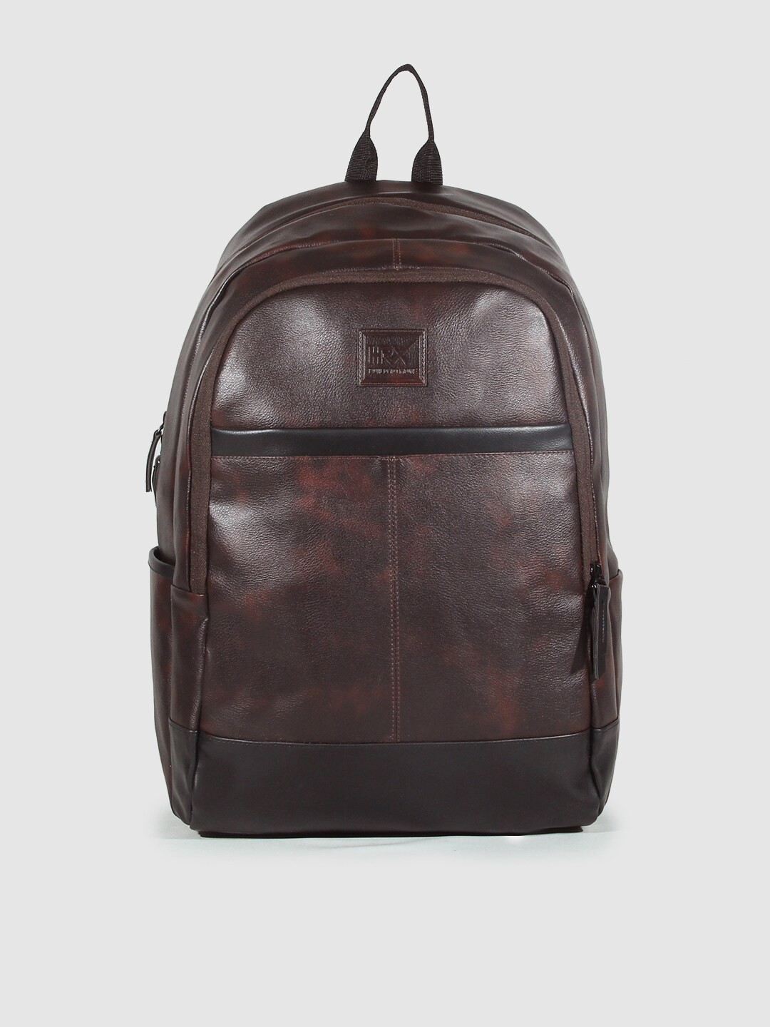 

HRX by Hrithik Roshan Padded PU Backpack, Brown
