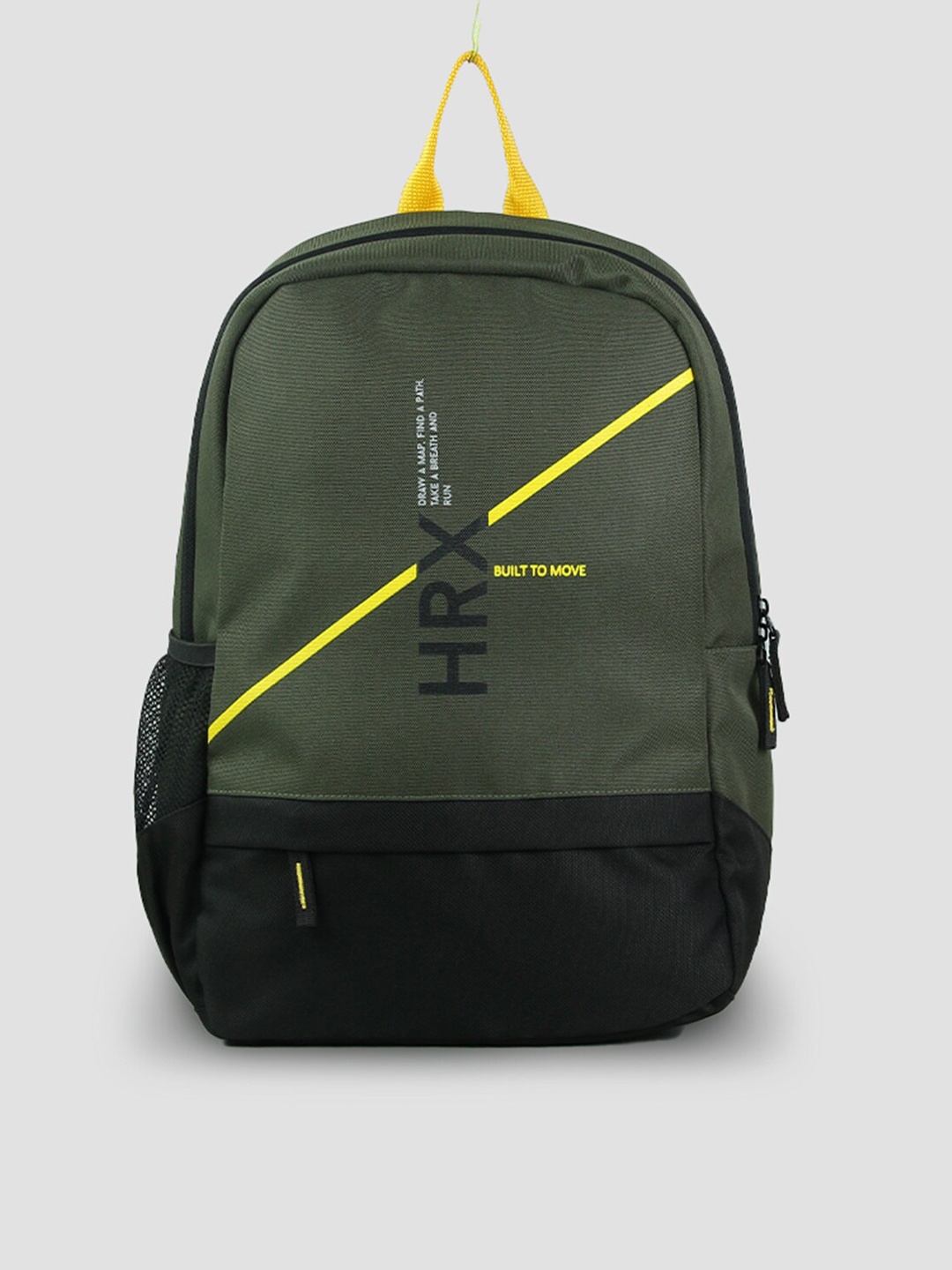 

HRX by Hrithik Roshan Colourblocked Backpack, Green
