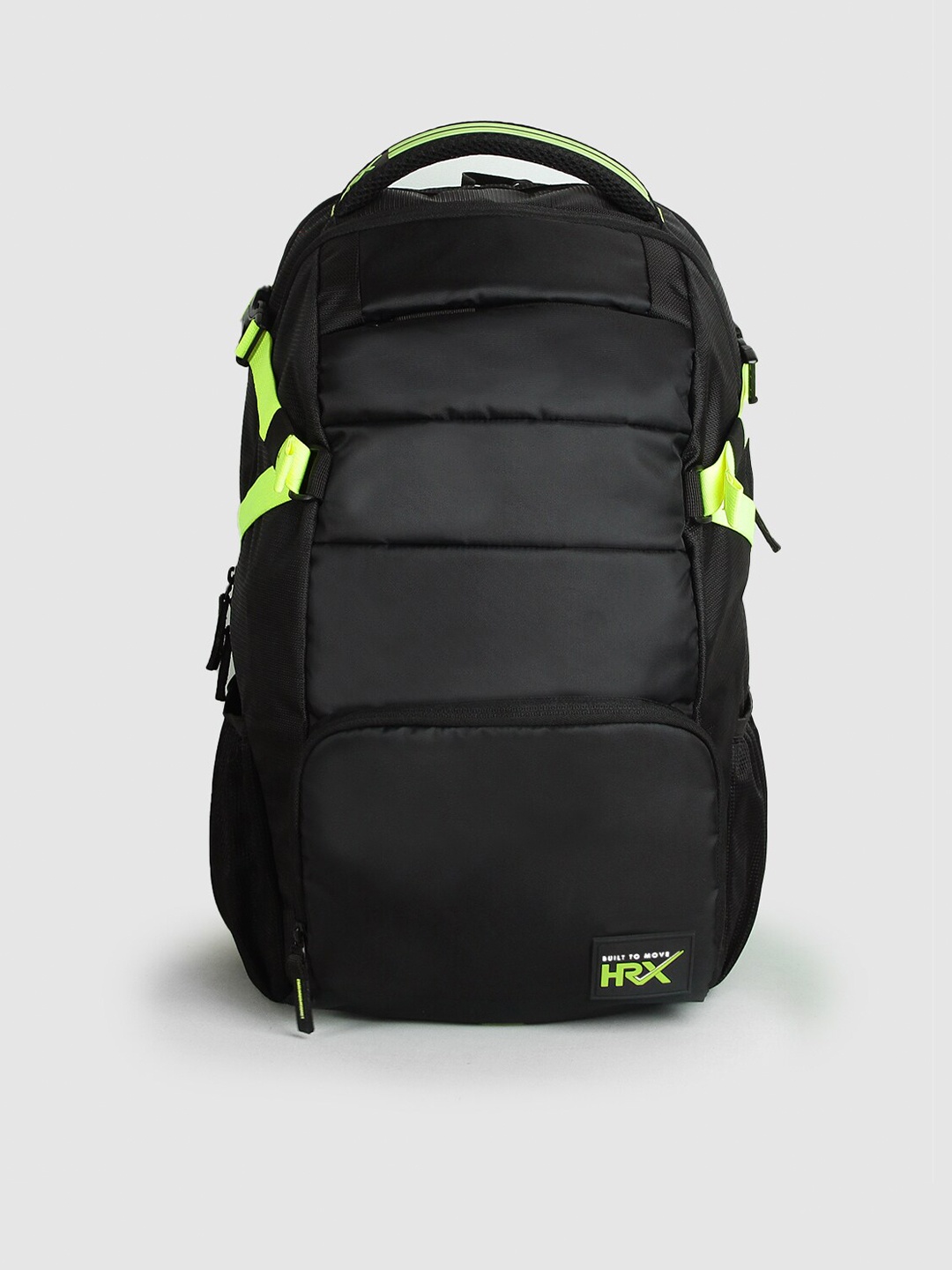 

HRX by Hrithik Roshan Backpack With Compression Straps, Black