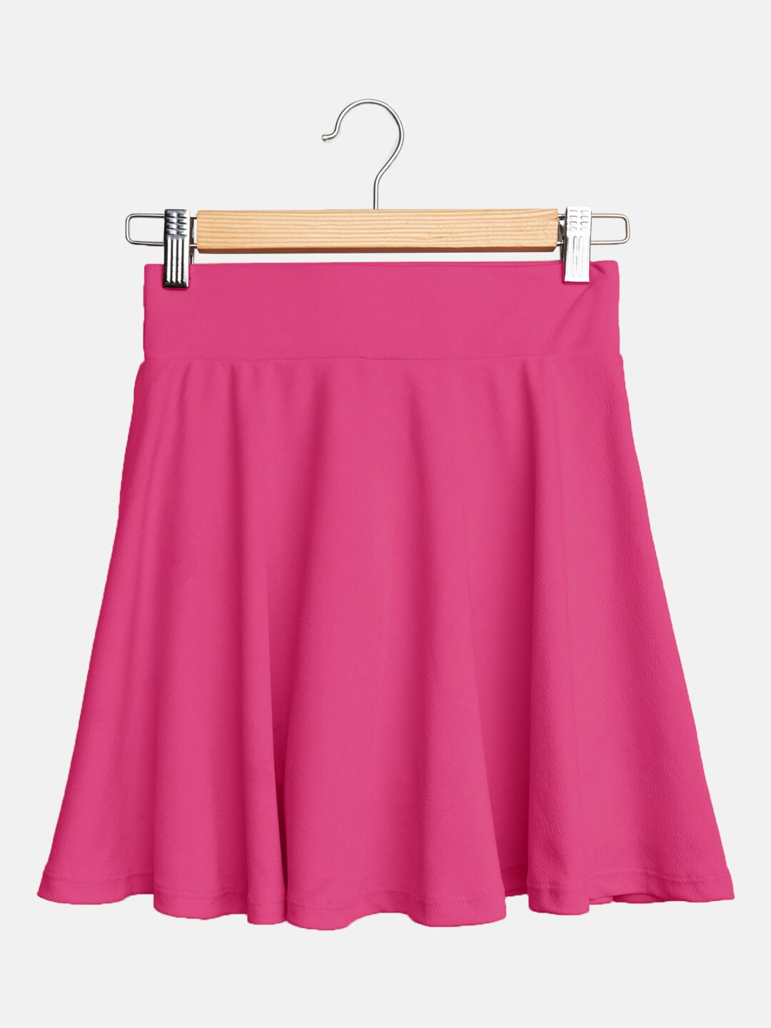 

Uptownie Lite Girls Knee Length Skater Skirt With Attached Shorts, Pink