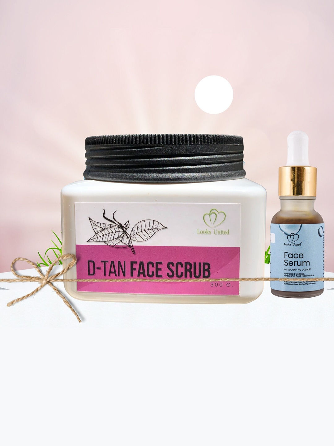 

Looks United Set Of 2 Face Scrub & Face Serum, White
