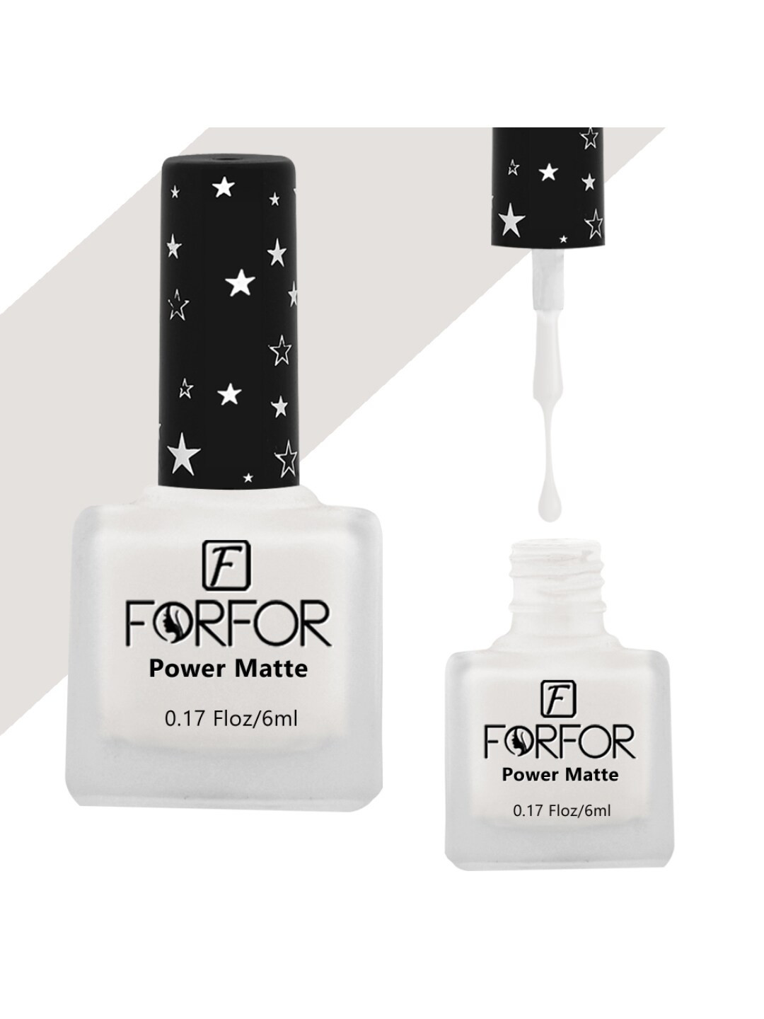 

FORFOR Power Matte Set Of 6 Long Lasting HD Colours Nail Polishes-6ml Each, Red