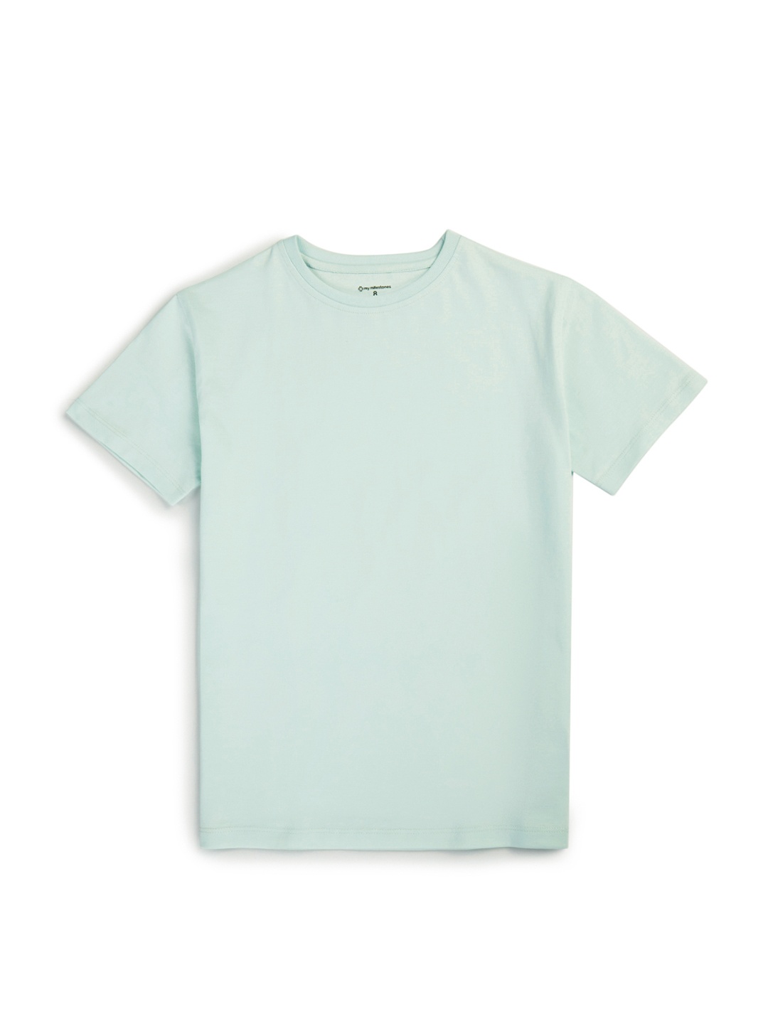 

My Milestones Boys Round Neck Cotton T-shirt, Green