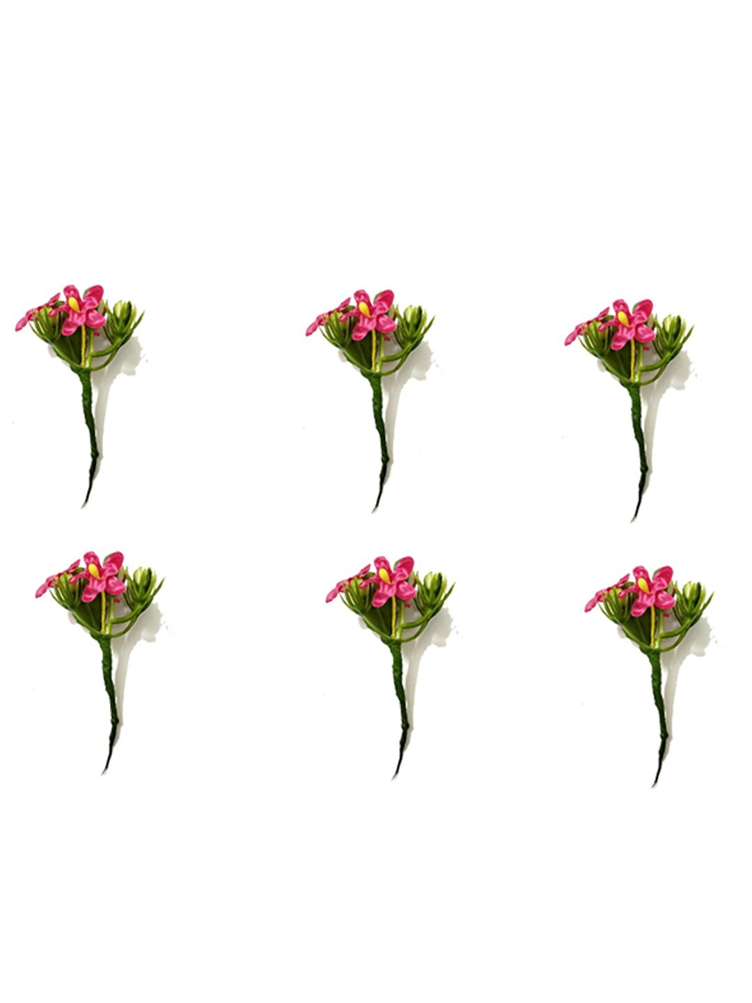

Hair Flare Women Set of 6 Floral Hair Accessory Set, Pink
