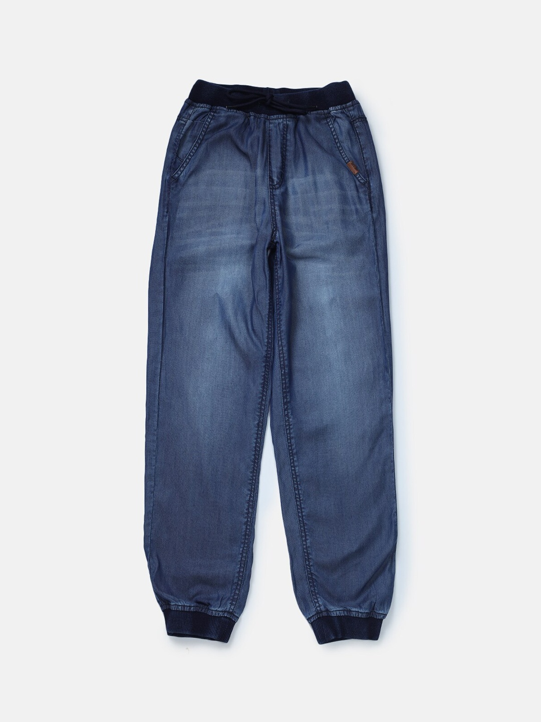 

Gini and Jony Boys Mid-Rise Jogger Fit Light Fade Jeans, Blue