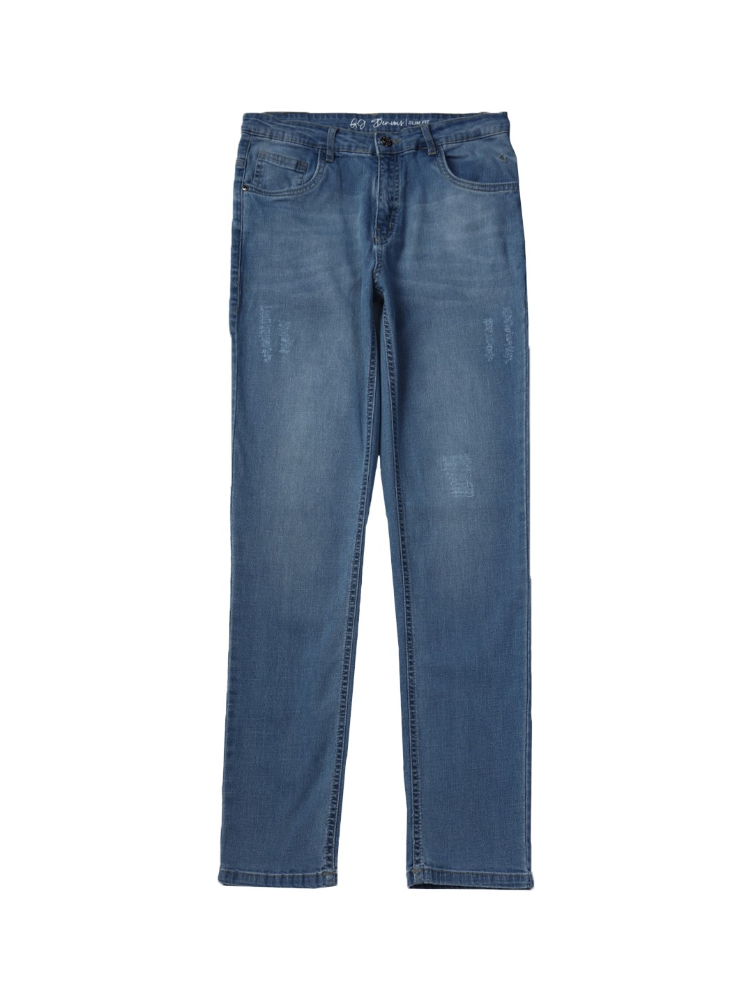 

Gini and Jony Boys Mid-Rise Mildly Distress Light Fade Jeans, Blue