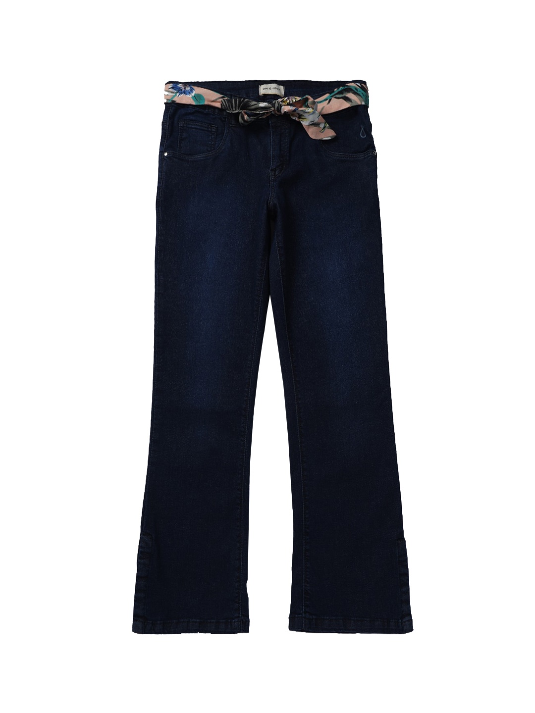 

Gini and Jony Girls Clean Look Mid Rise Jeans, Navy blue