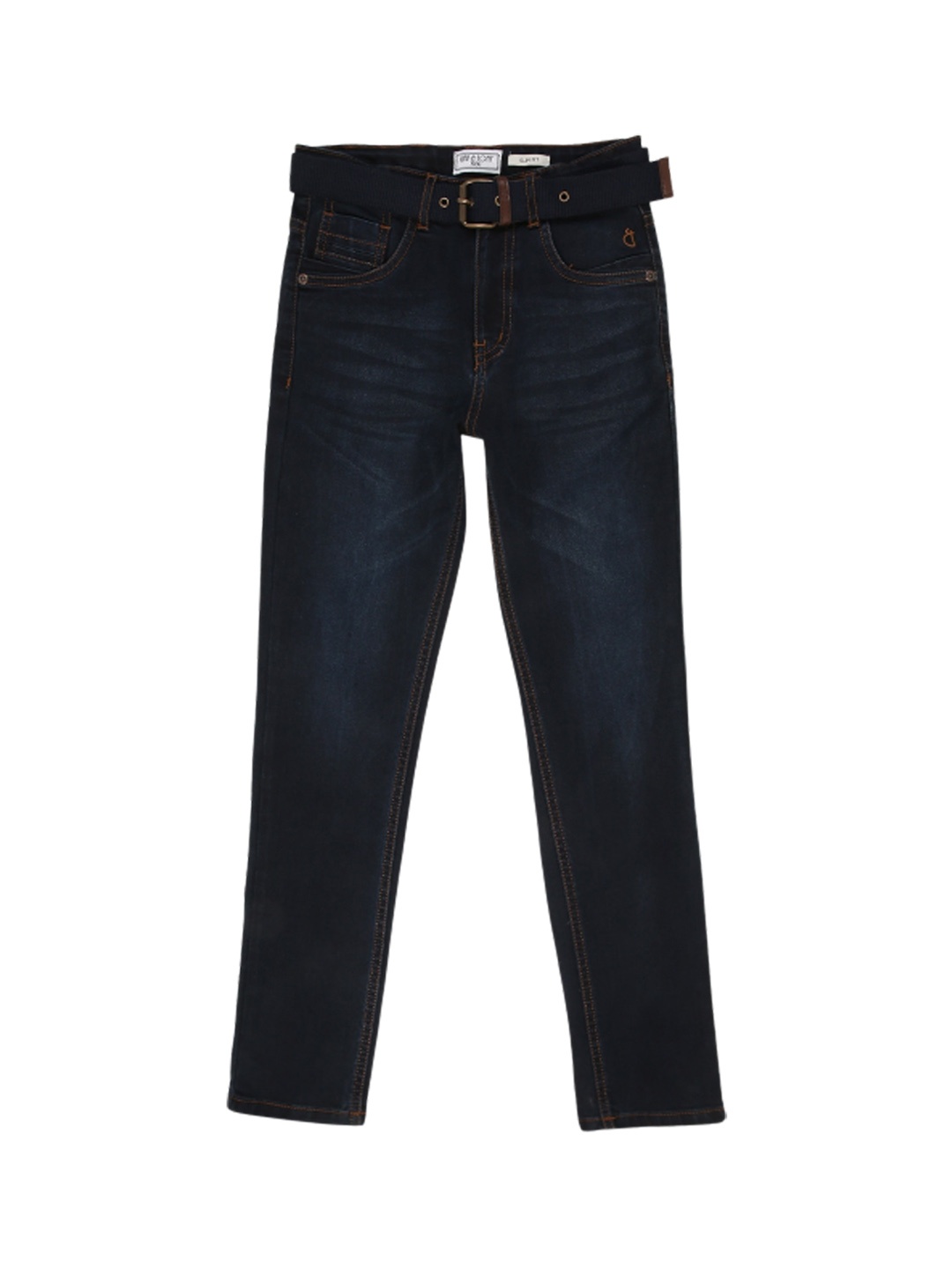 

Gini and Jony Boys Mid-Rise Denim Jeans, Navy blue