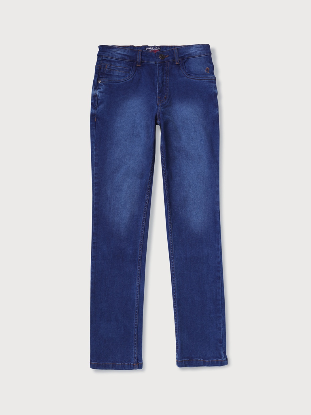 

Gini and Jony Boys Mid-Rise Heavy Fade Jeans, Blue