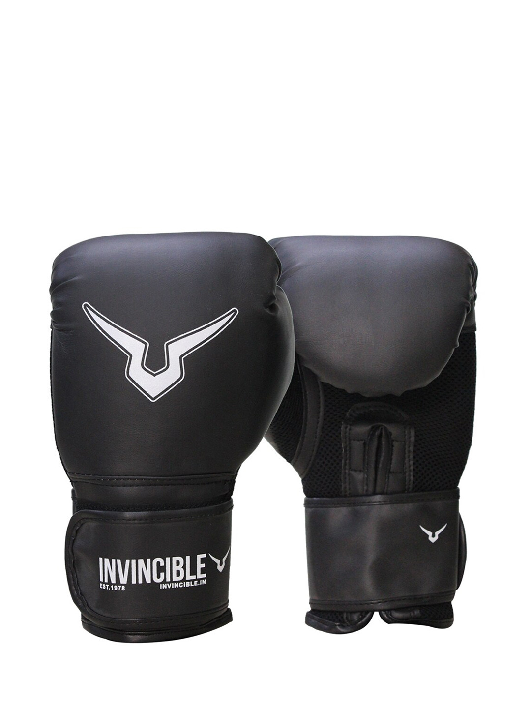 

Invincible Classic Training Gloves, Black