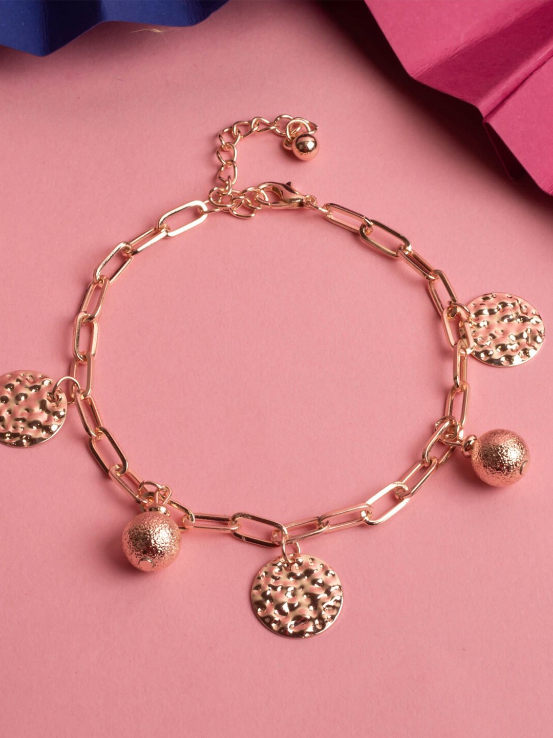 

Jewelz Women Gold-Plated Charm Bracelet