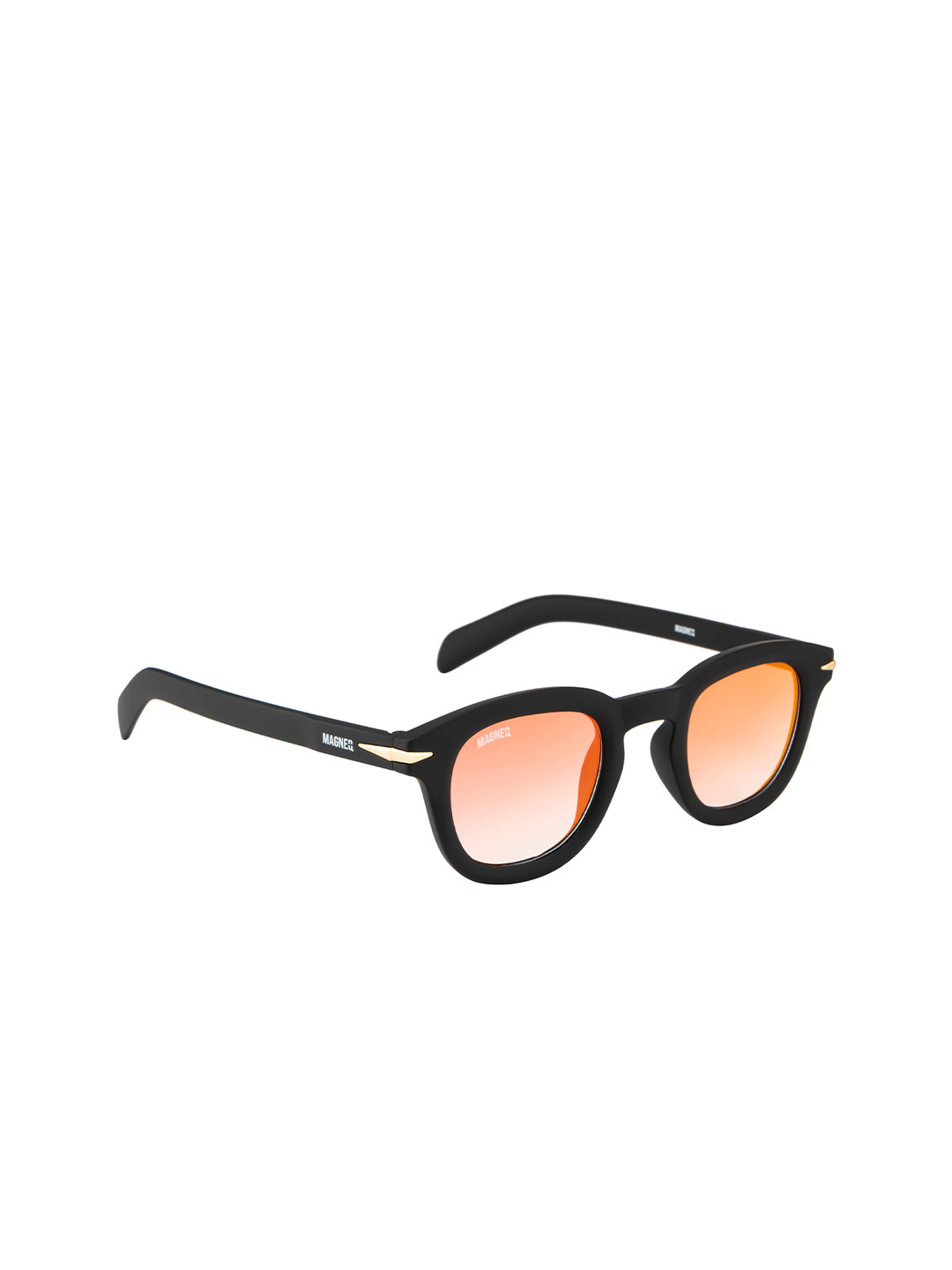 

MAGNEQ Lens & Round Sunglasses With Polarised & UV Protected Lens MG 2185/S C3 4618, Red