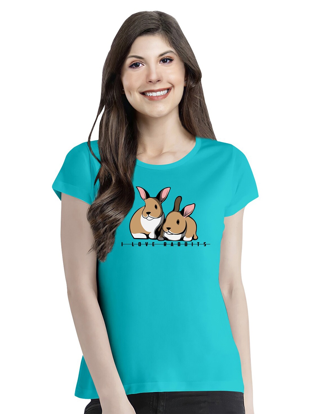 

Pootlu Graphic Printed pure Cotton T-shirt, Blue