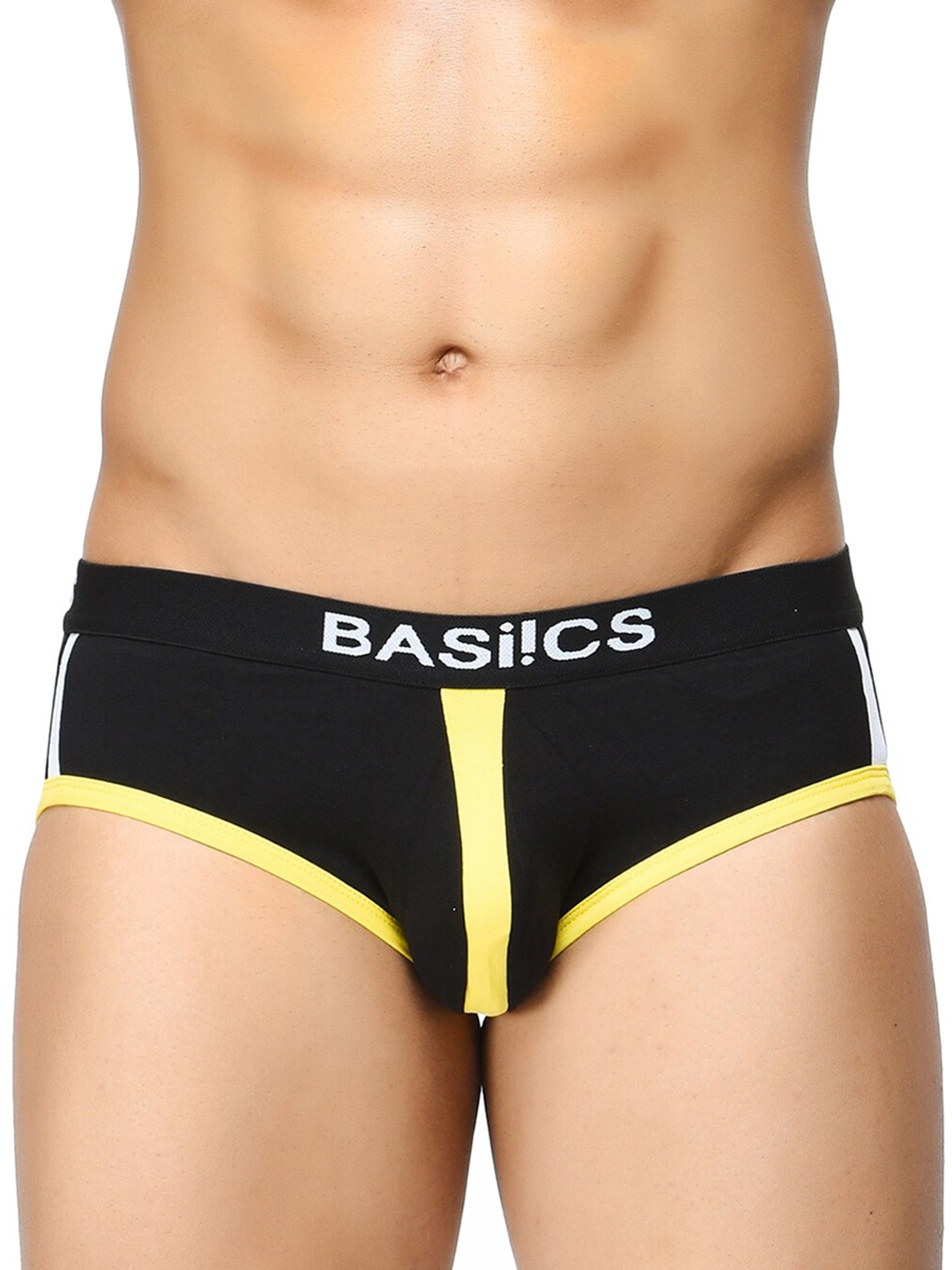 

BASIICS by La Intimo Men Mid-Rise asic Briefs, Black