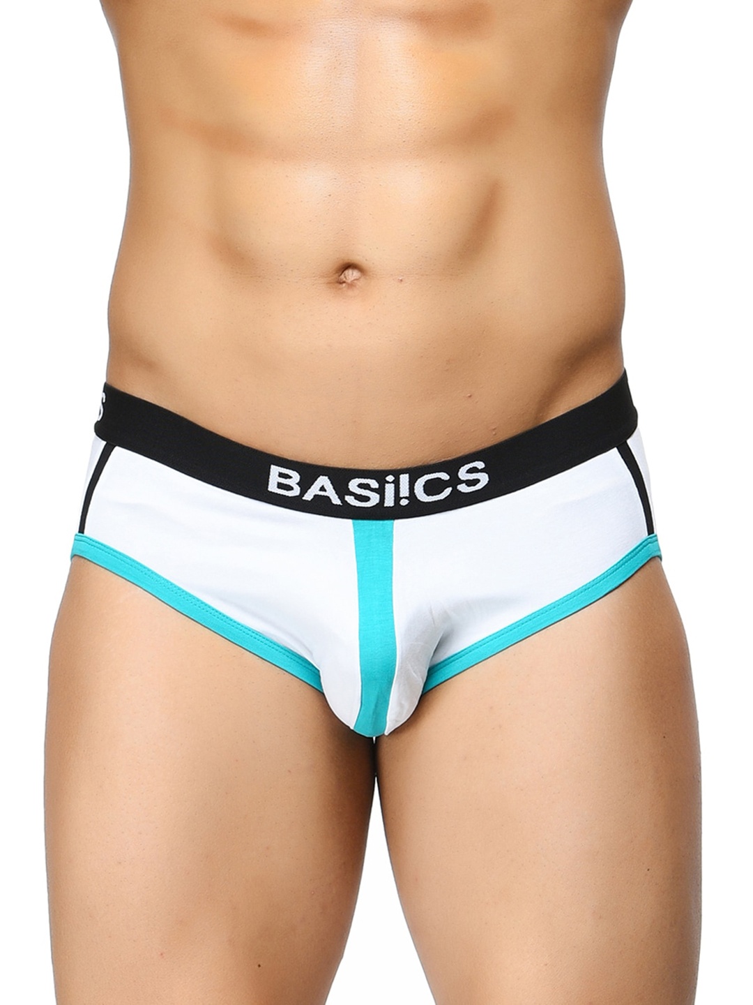 

BASIICS by La Intimo Men Mid-Rise Basic Briefs, White