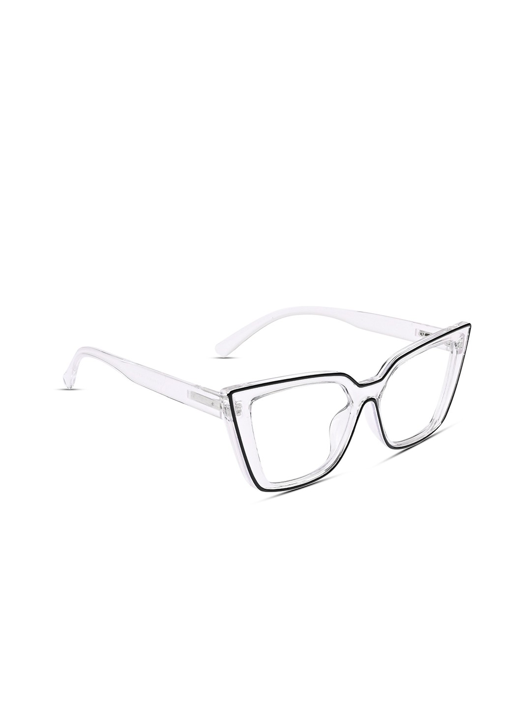 

Voyage Clear Lens & Cateye Sunglasses With UV Protected Lens 68094MG4023, Transparent