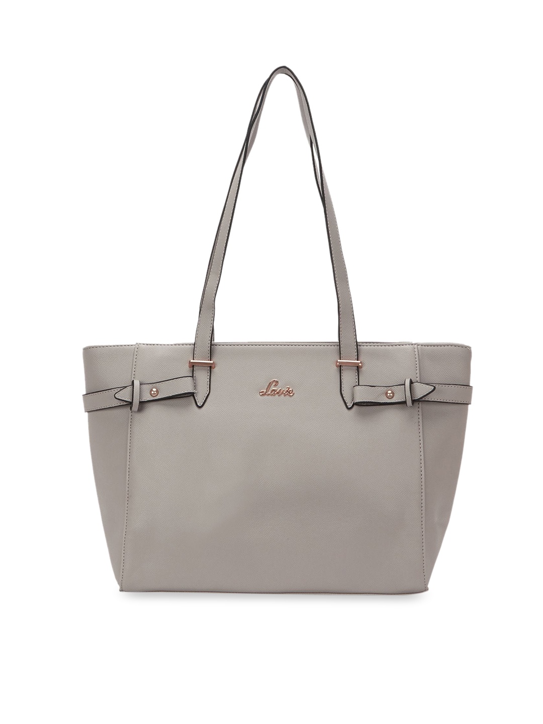 

Lavie Synthetic Leather Structured Shoulder Bag, Grey