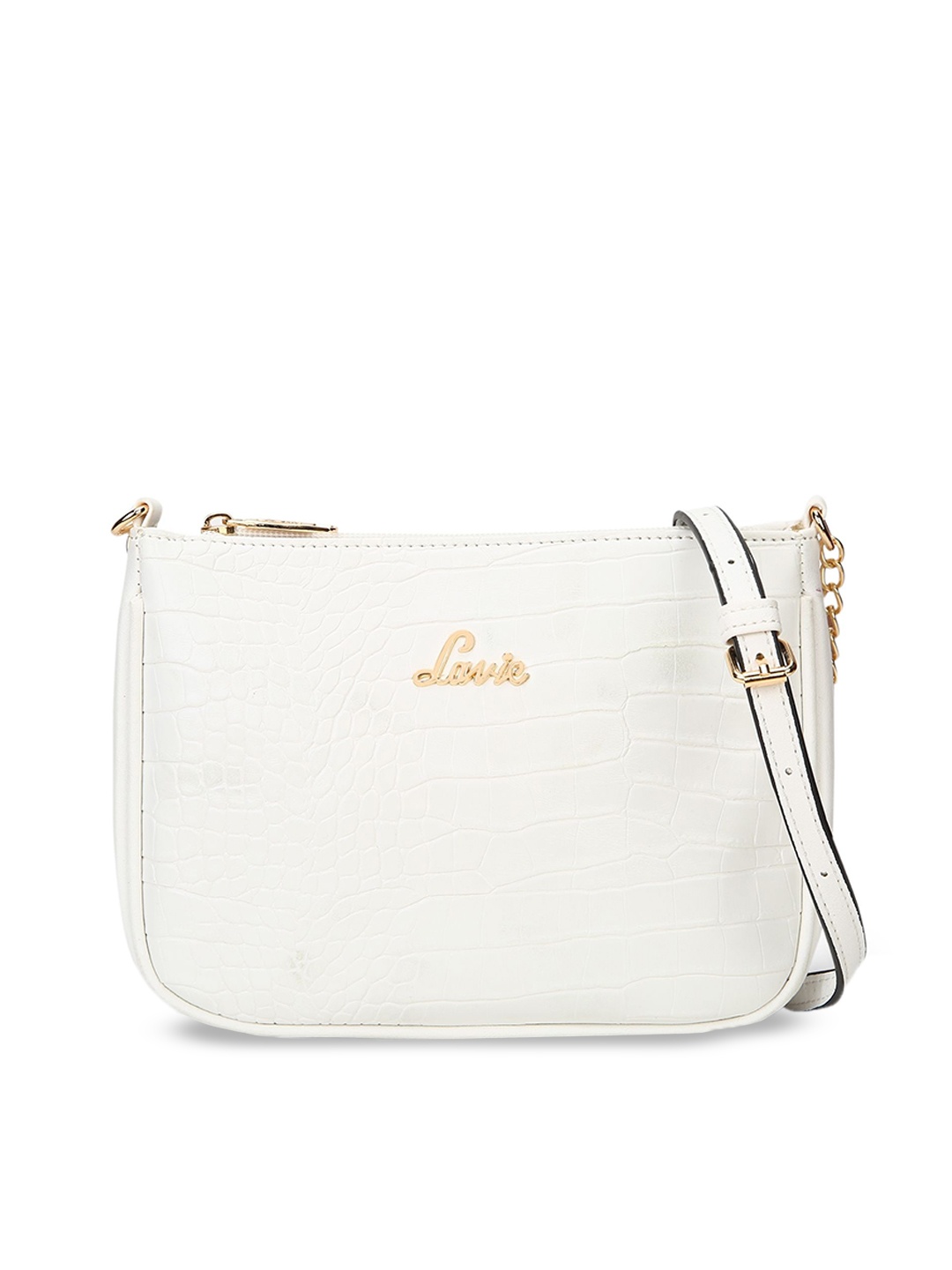 

Lavie Textured Structured Sling Bag, White