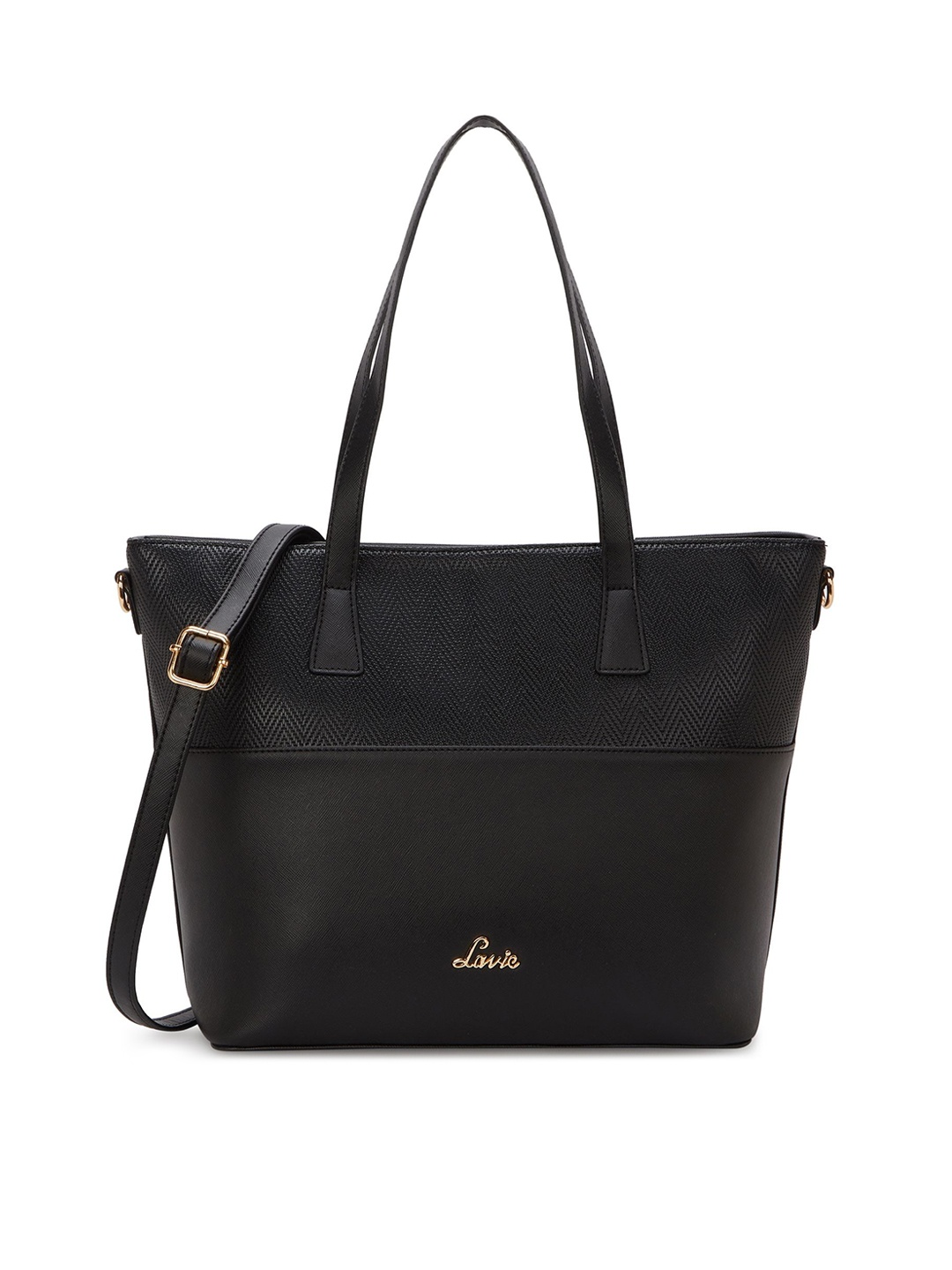 

Lavie Textured Structured Shoulder Bag, Black