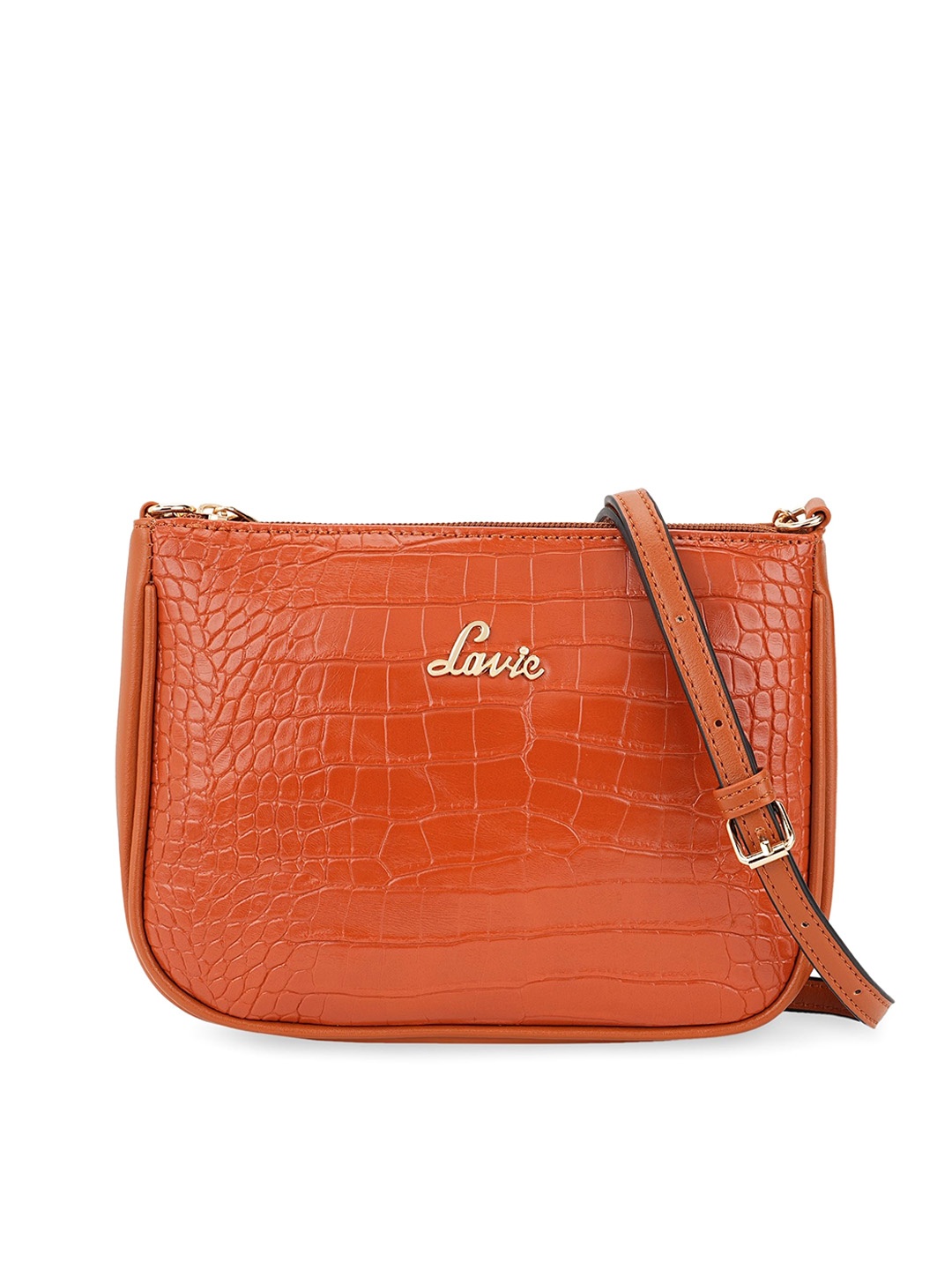 

Lavie Textured Structured Sling Bag, Red