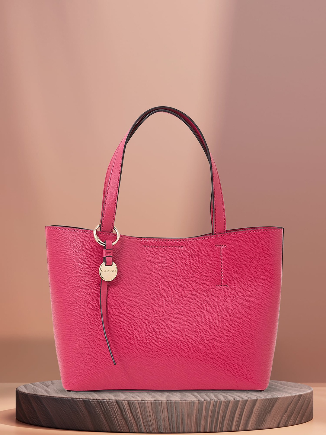 

Accessorize London Women Faux Leather Mini Classic Handheld Bag, Fuchsia