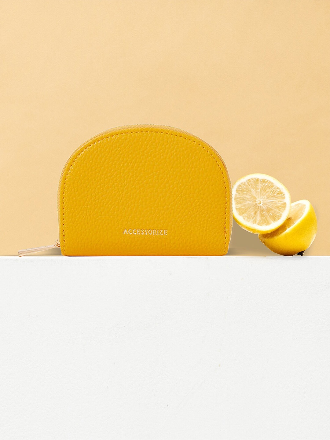 

Accessorize Cresecent Zip Coin Purse, Yellow