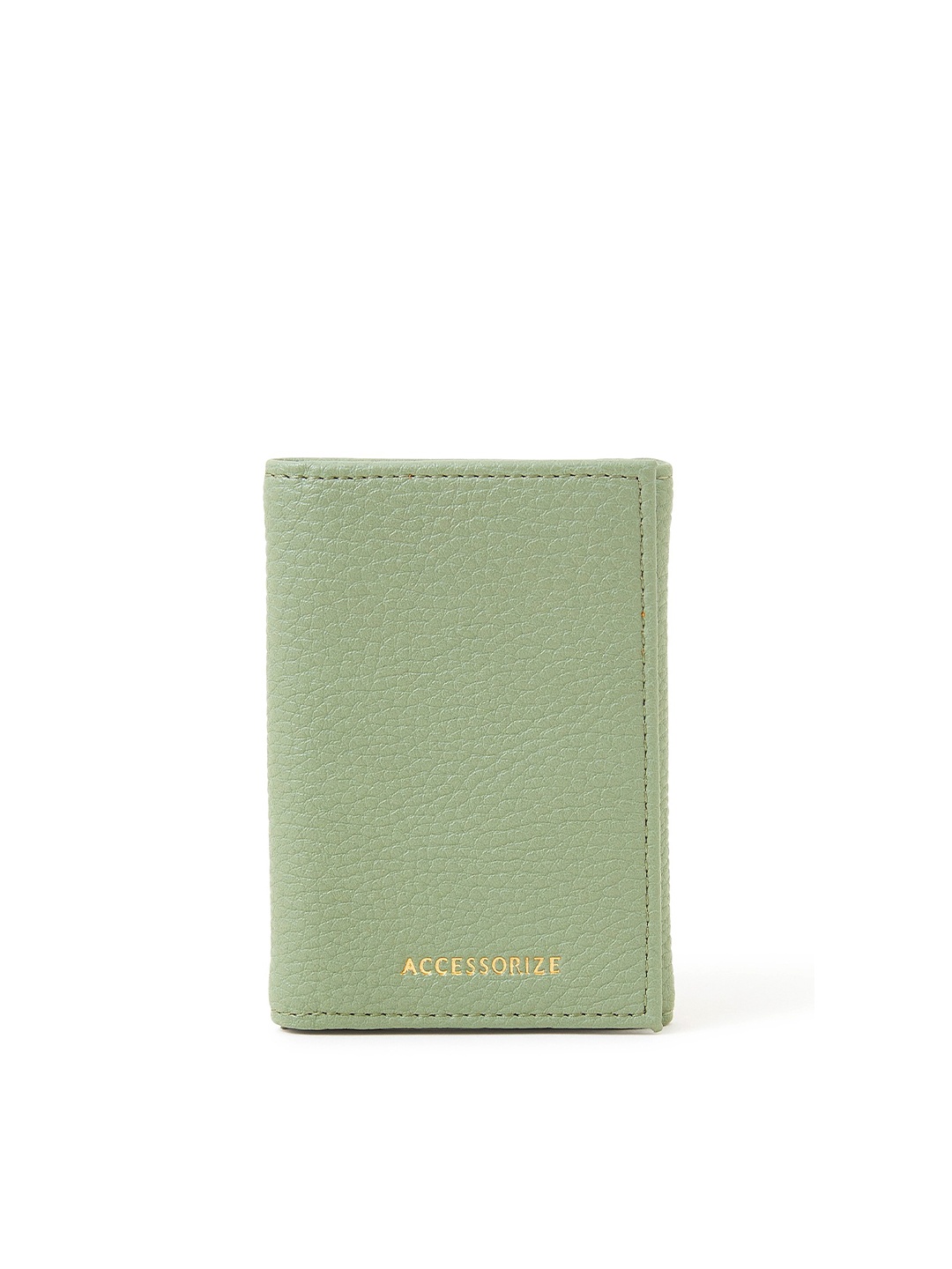 

Accessorize London Faux Leather Travel Card Holder, Green