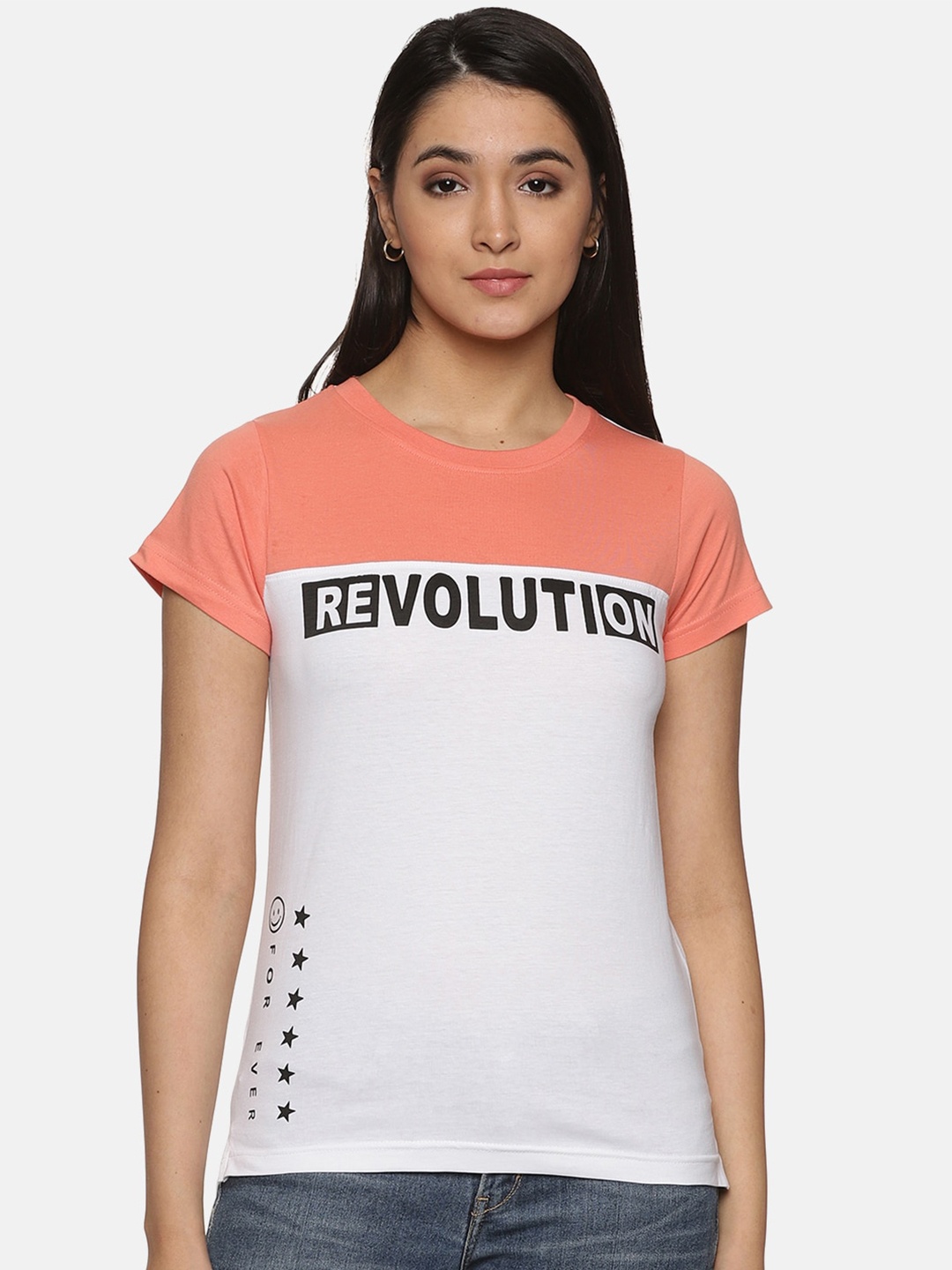 

Trends Tower Typography Printed Pure Cotton T-shirt, White