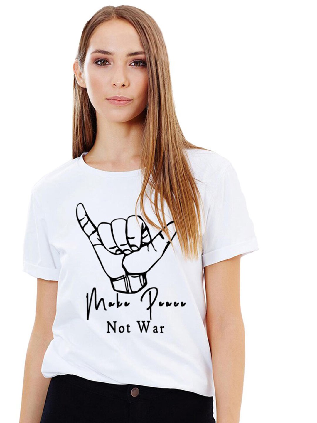 

Trends Tower Typography Printed Pure Cotton T-shirt, White