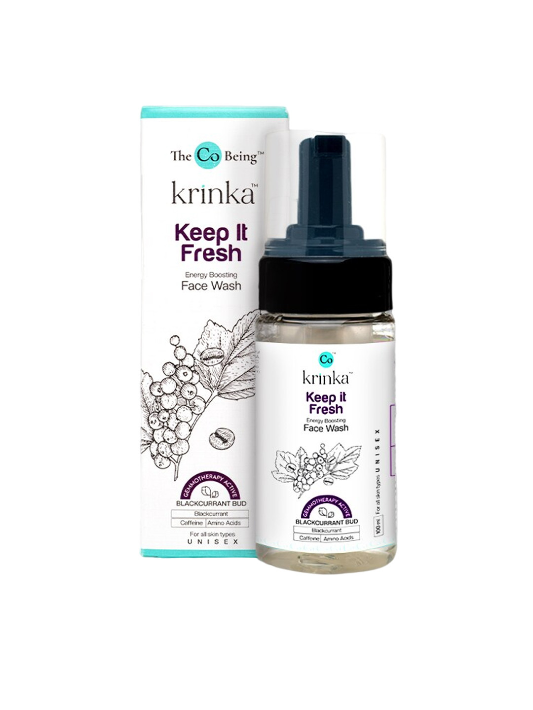 

The Co Being Keep It Fresh Energy Boosting Face Wash 100ml, White