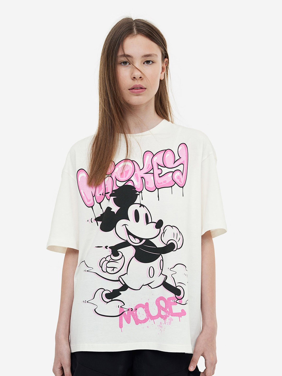 

H&M Girls Printed Pure Cotton T-shirt, Multi
