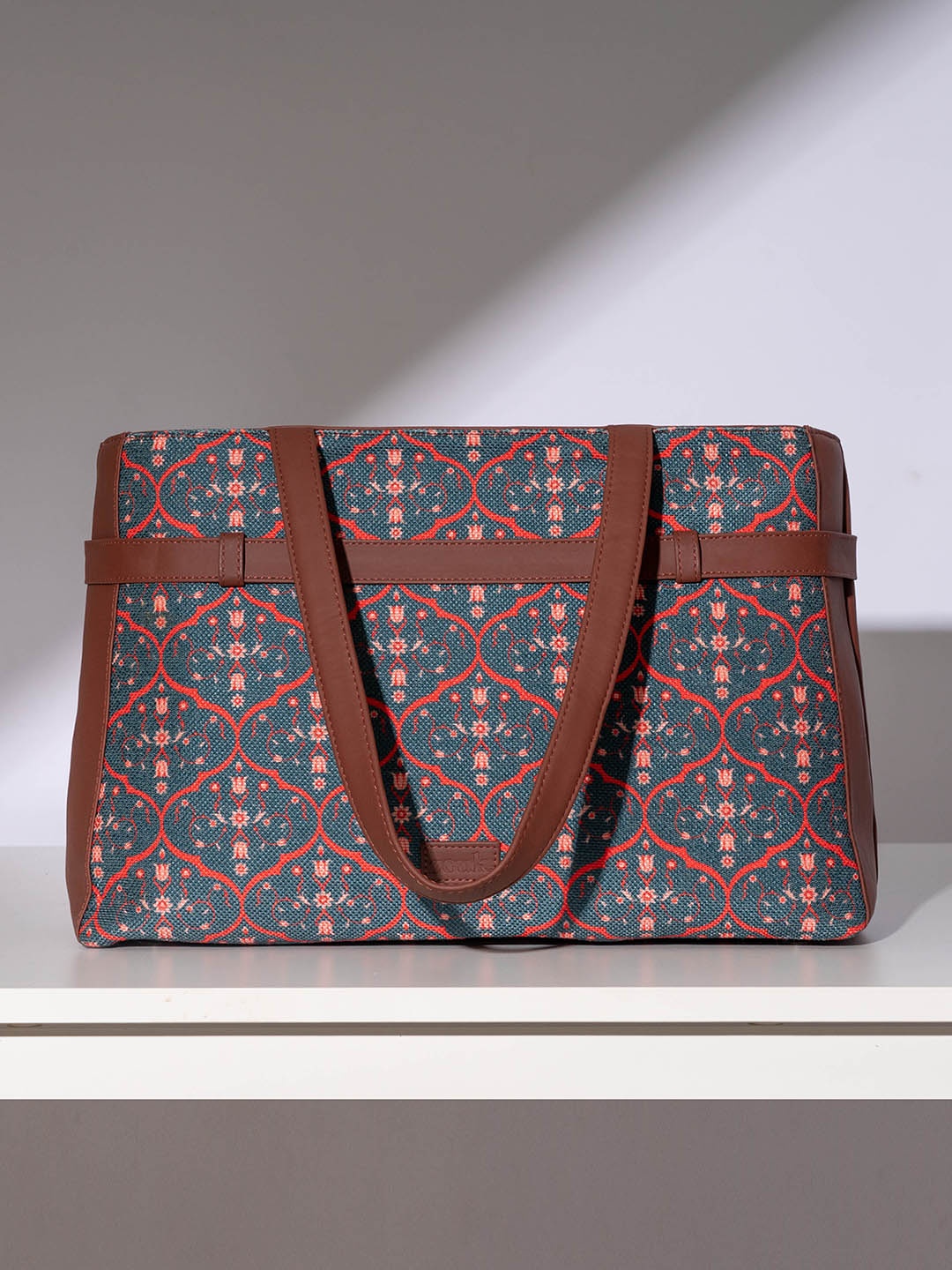 

ZOUK Ethnic Motifs Printed Shoulder Bag, Blue