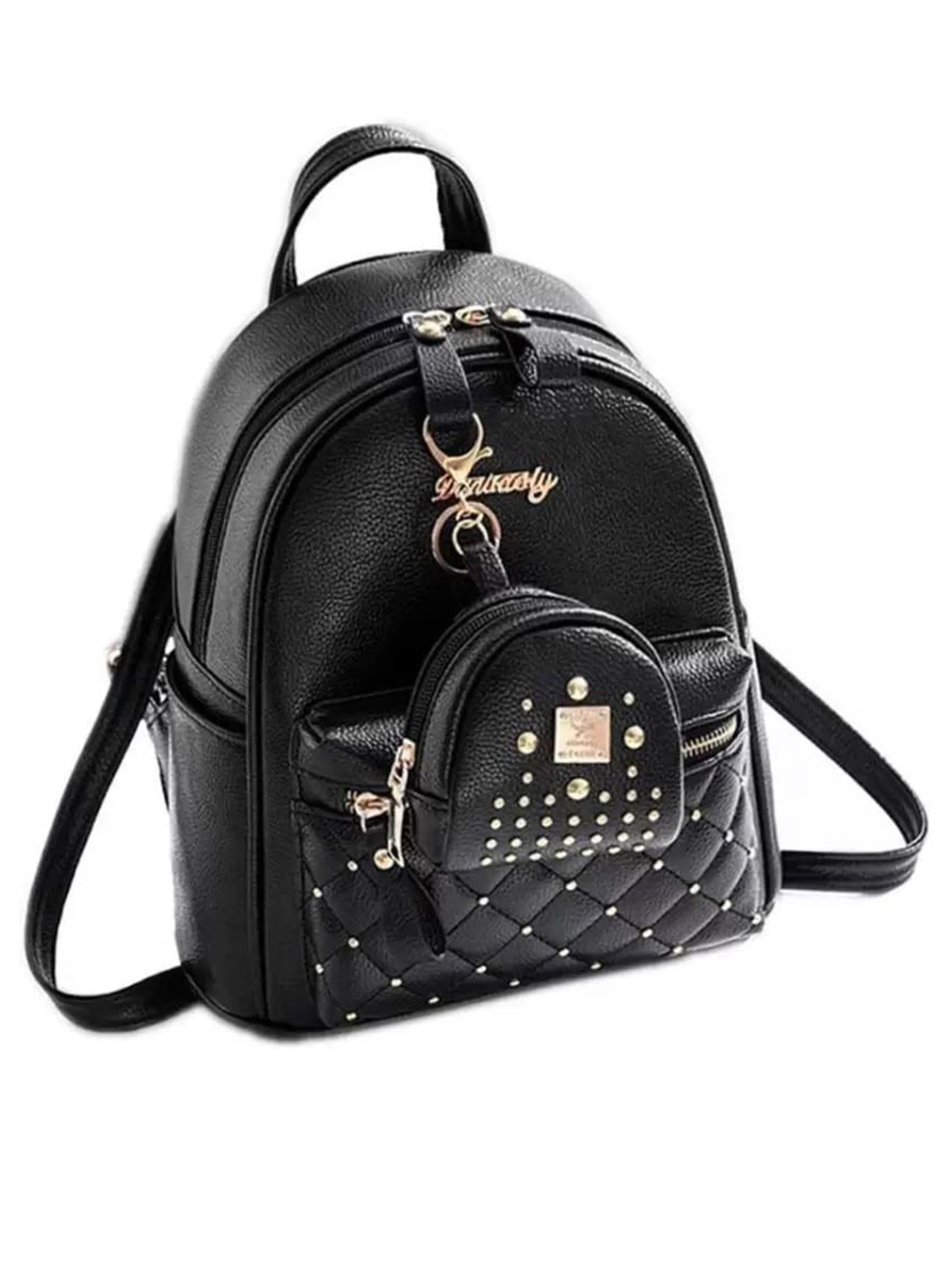 

DN Creation Women Embellished Backpack, Black