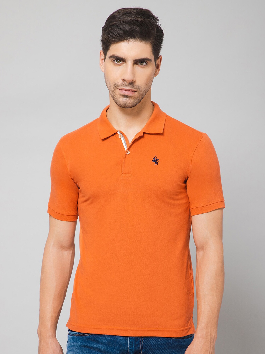 

Cantabil Polo Collar Short Sleeves T-shirt, Orange