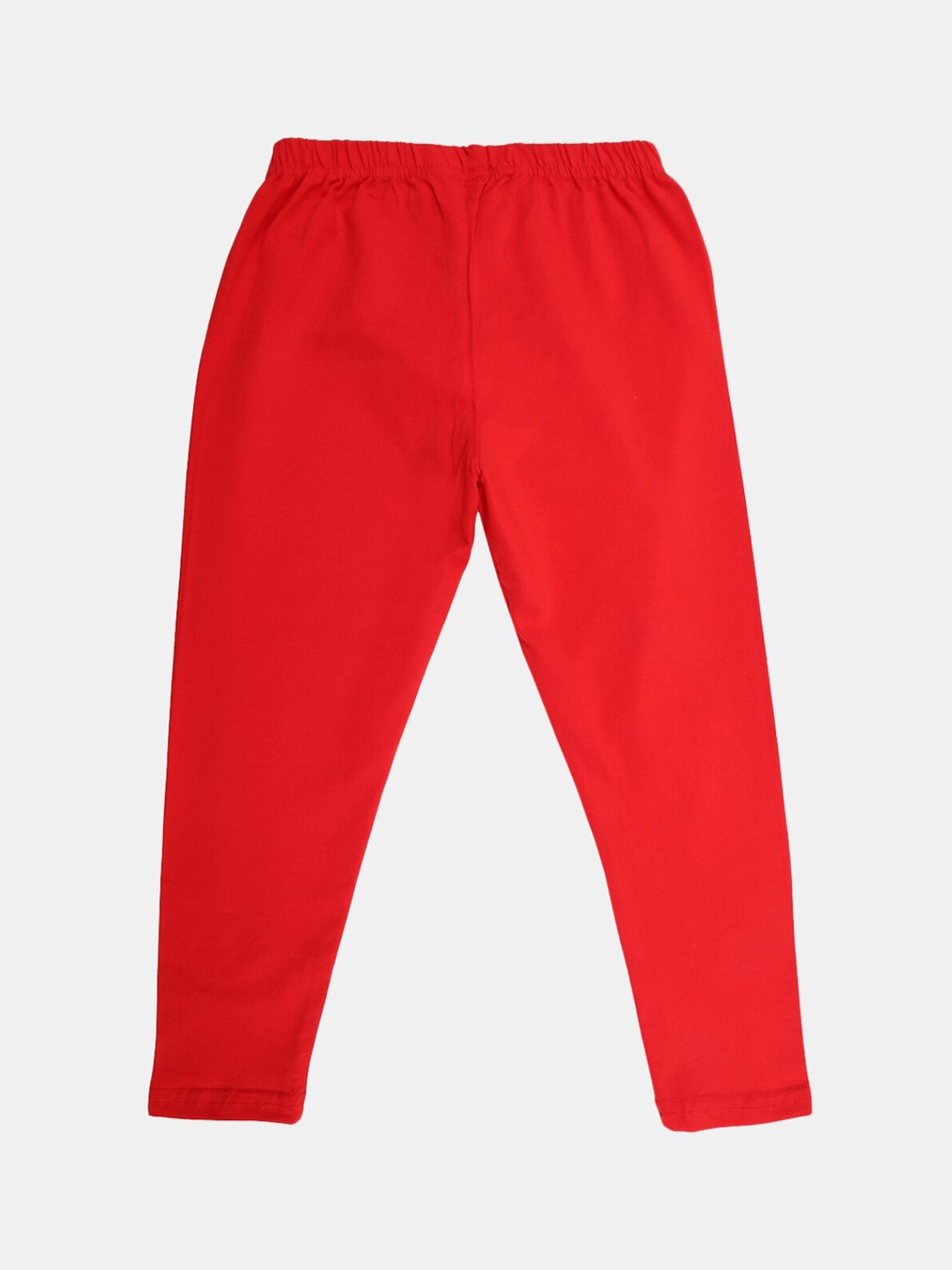 

V-Mart Girls Ankle Length Leggings, Red