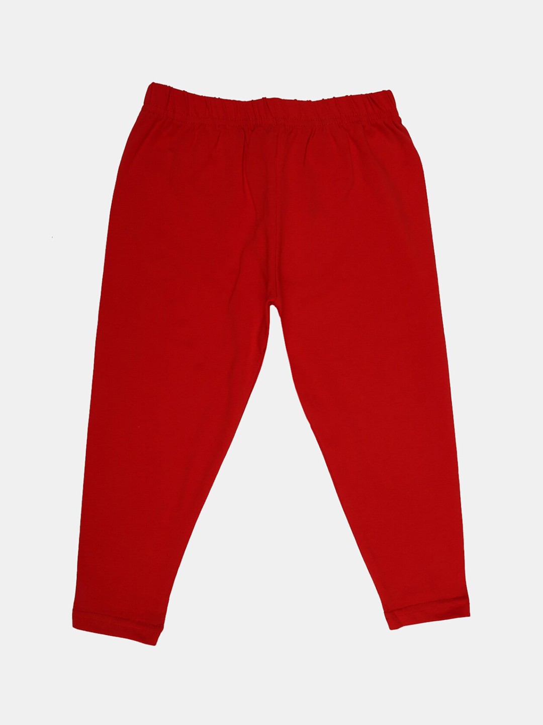 

V-Mart Girls Ankle-Length Cotton Legging, Red