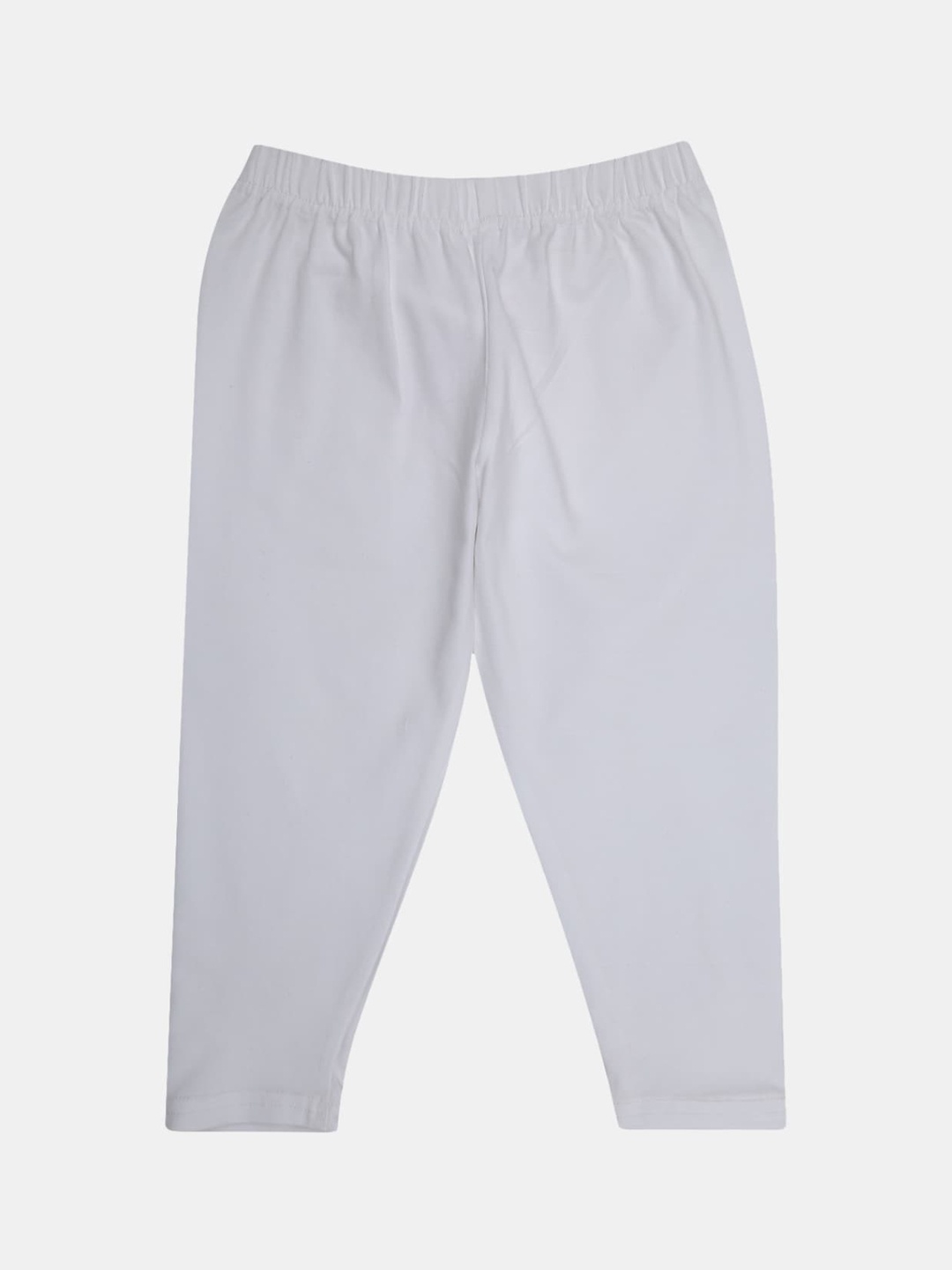 

V-Mart Girls Ankle-Length Cotton Legging, White