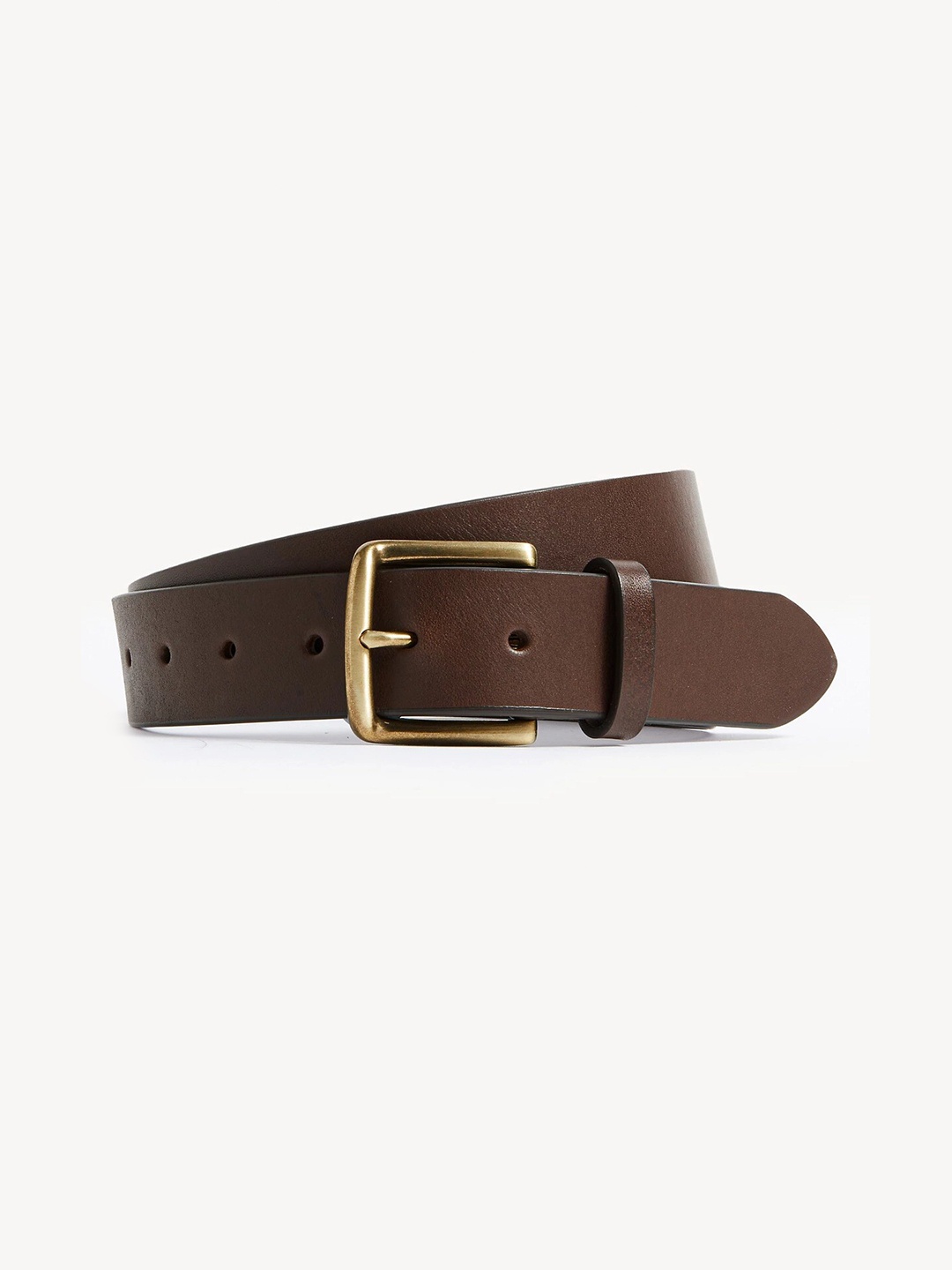 

Marks & Spencer Men Tang Leather Belt, Brown